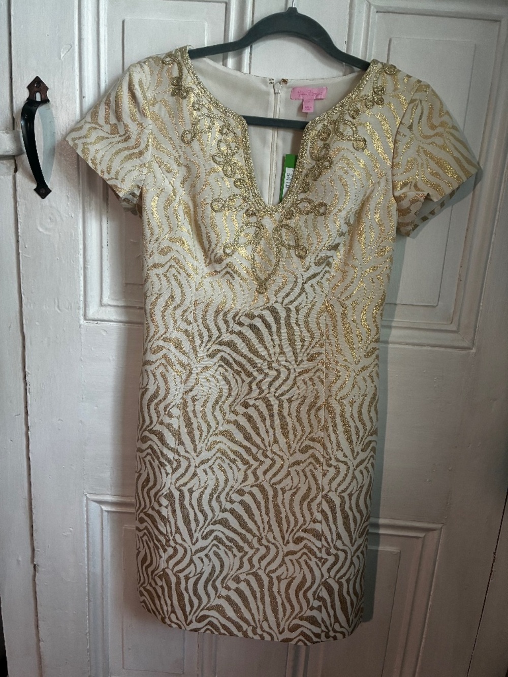 Lily Pulitzer Marianna Gold Metalic